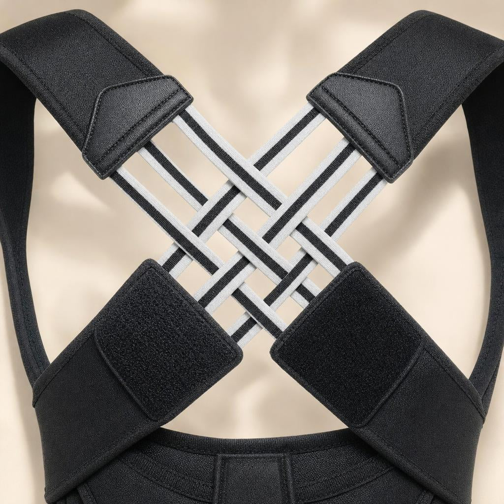 Adjustable crossed straps