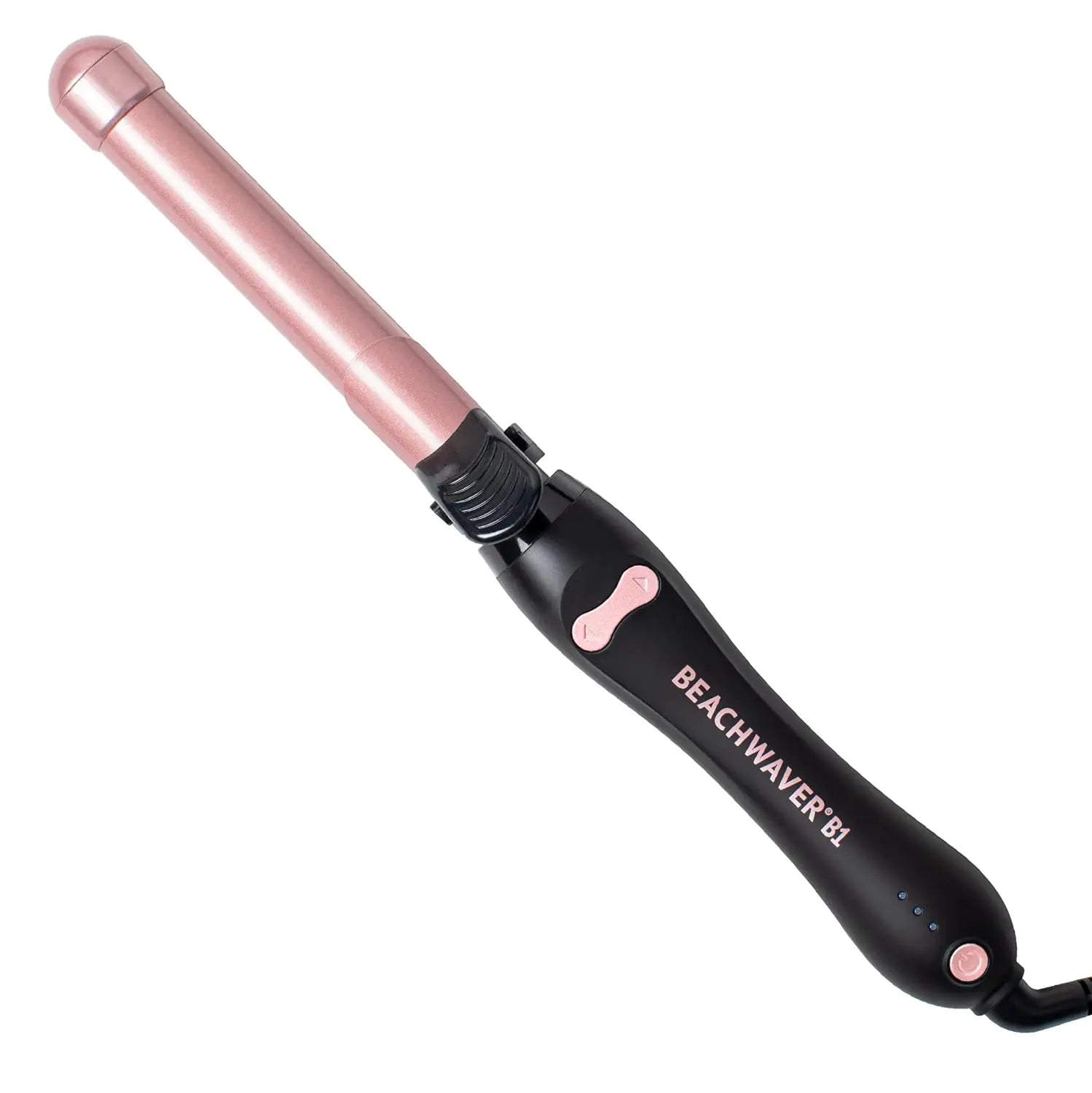 The Beachwaver Co. B1 Rotating Curling Iron - Automatic 1" Ceramic Curling Iron - Easy-To-Use Spinning Wand for Long-Lasting Waves, Auto-Shut Off, Travel-Friendly, Dual Voltage (BW160), Midnight Rose
