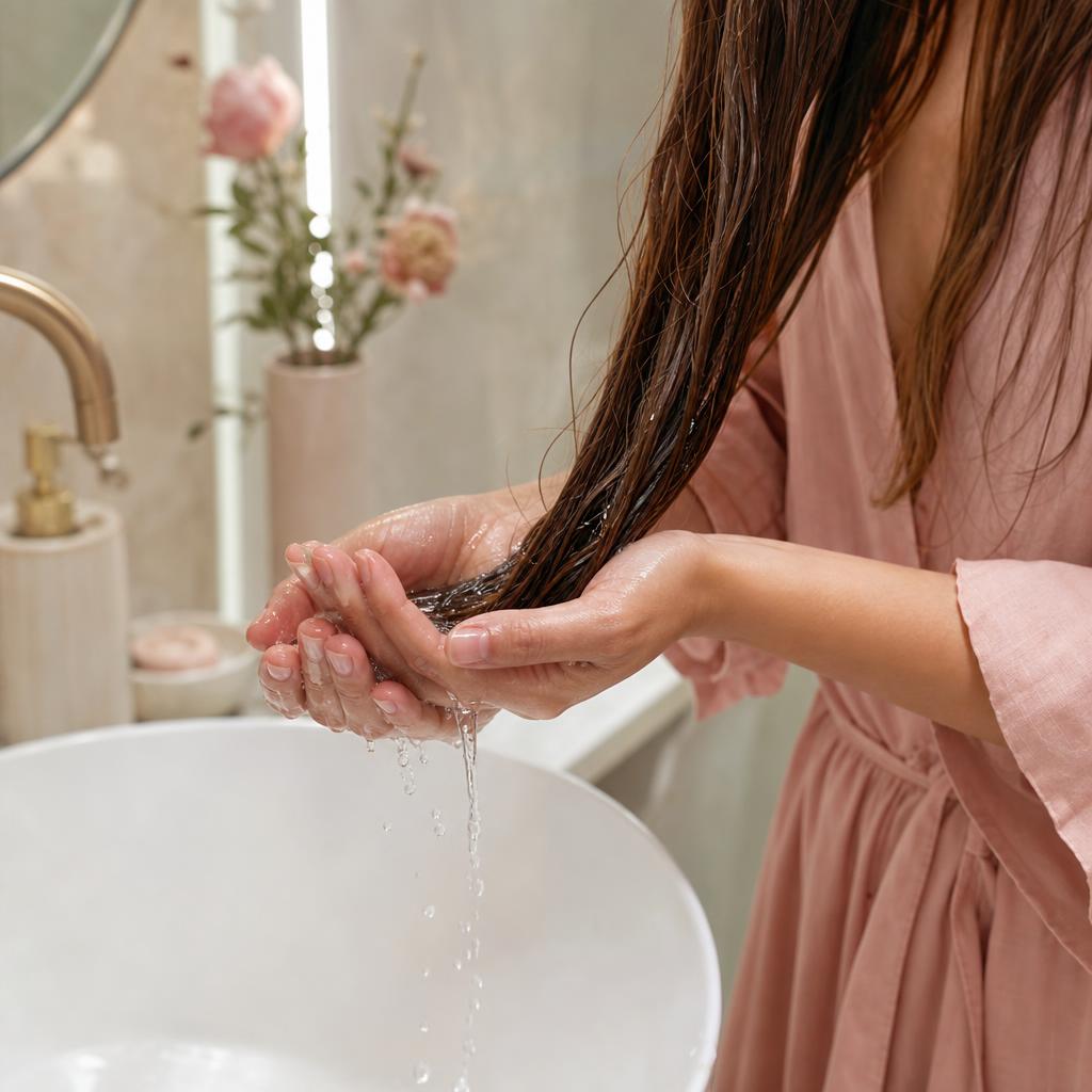 Wet your hair